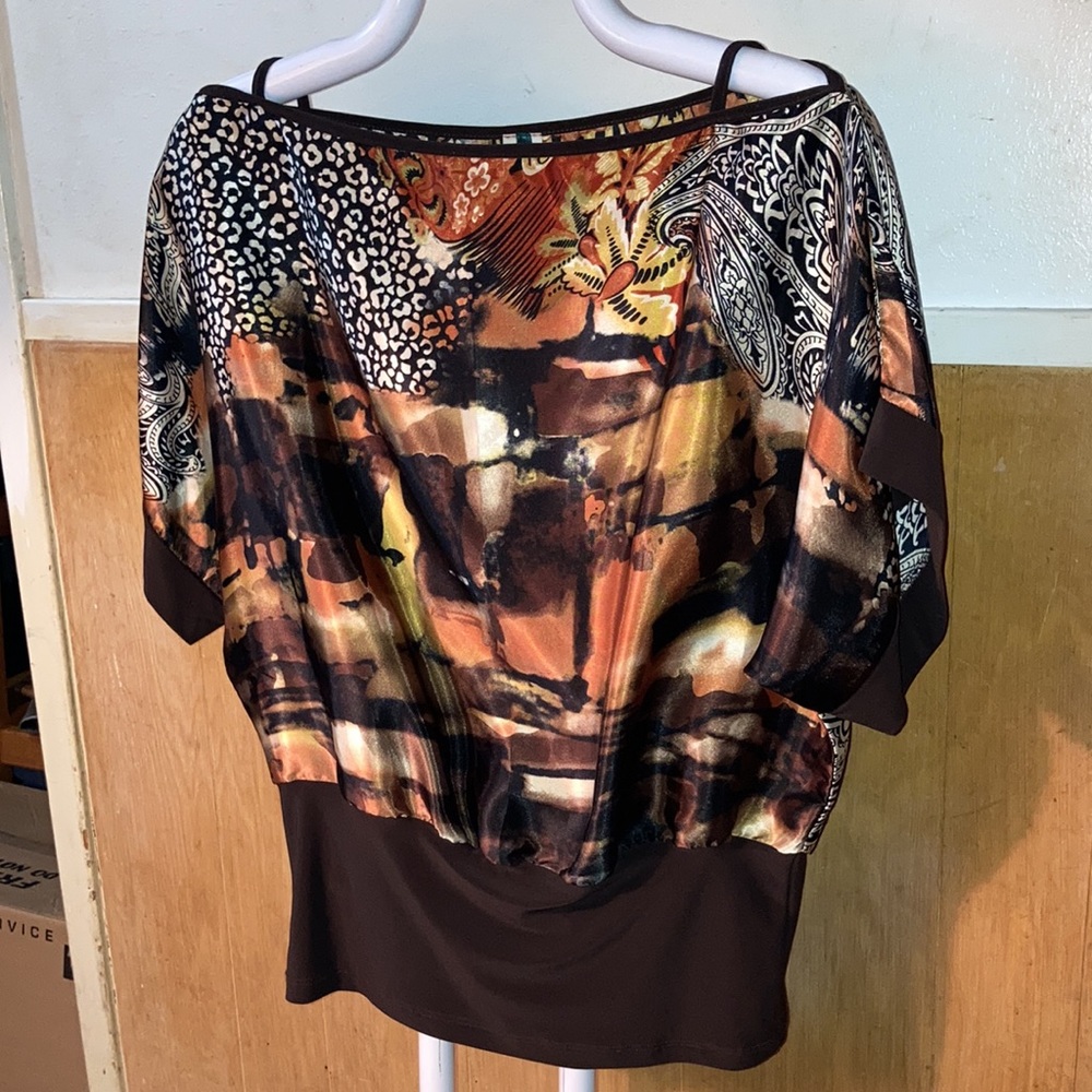 Style Me Blouse, 100% Polyester, Sz XL was